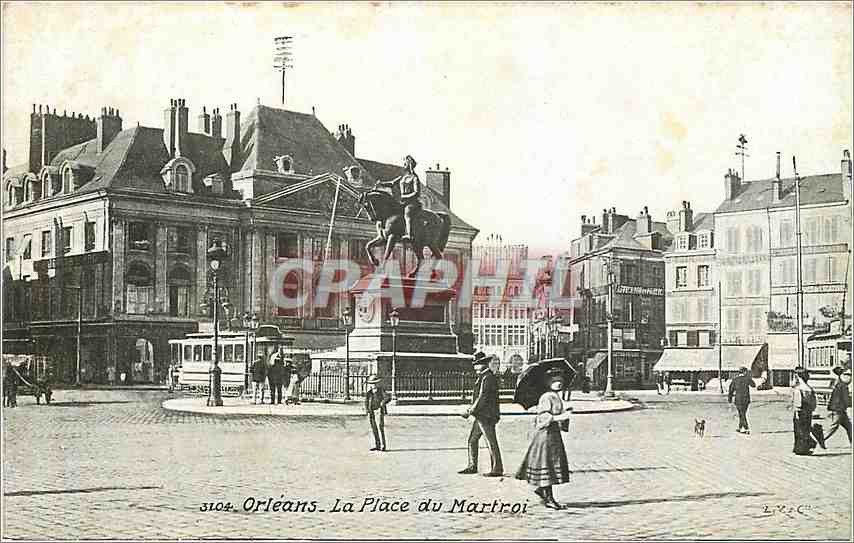 CPA Orleans La Place du Martroi 