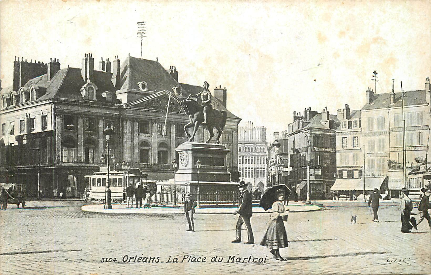 CPA Orleans La Place du Martroi 