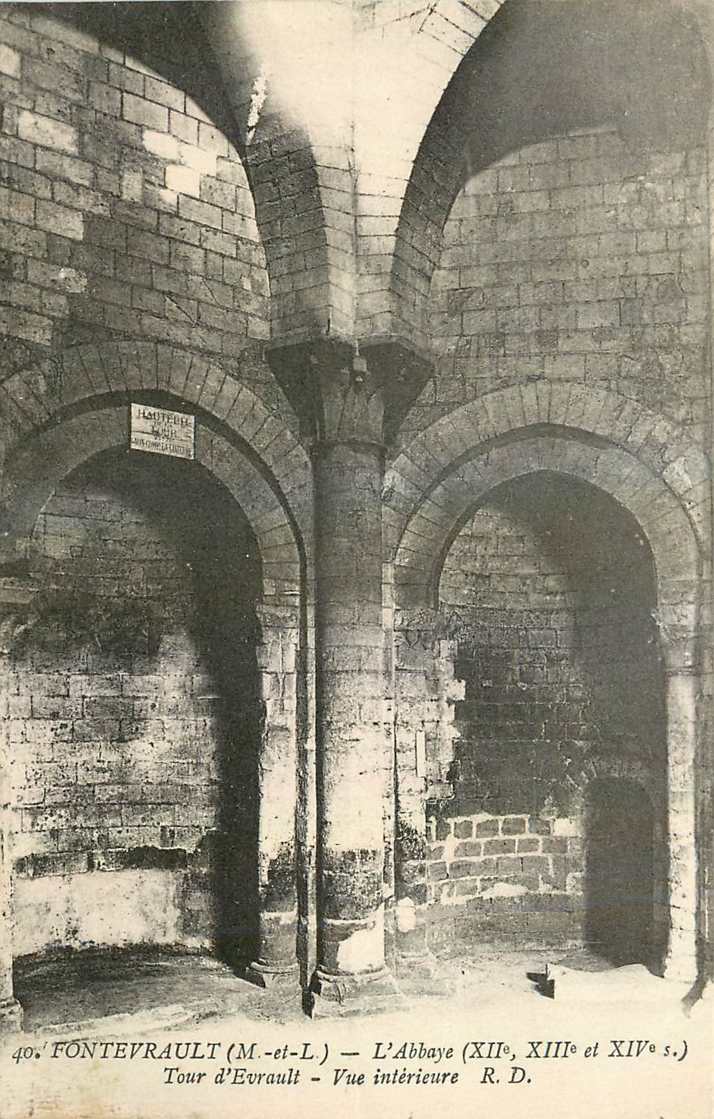 CPA Fontevrault M et L L'Abbaye 