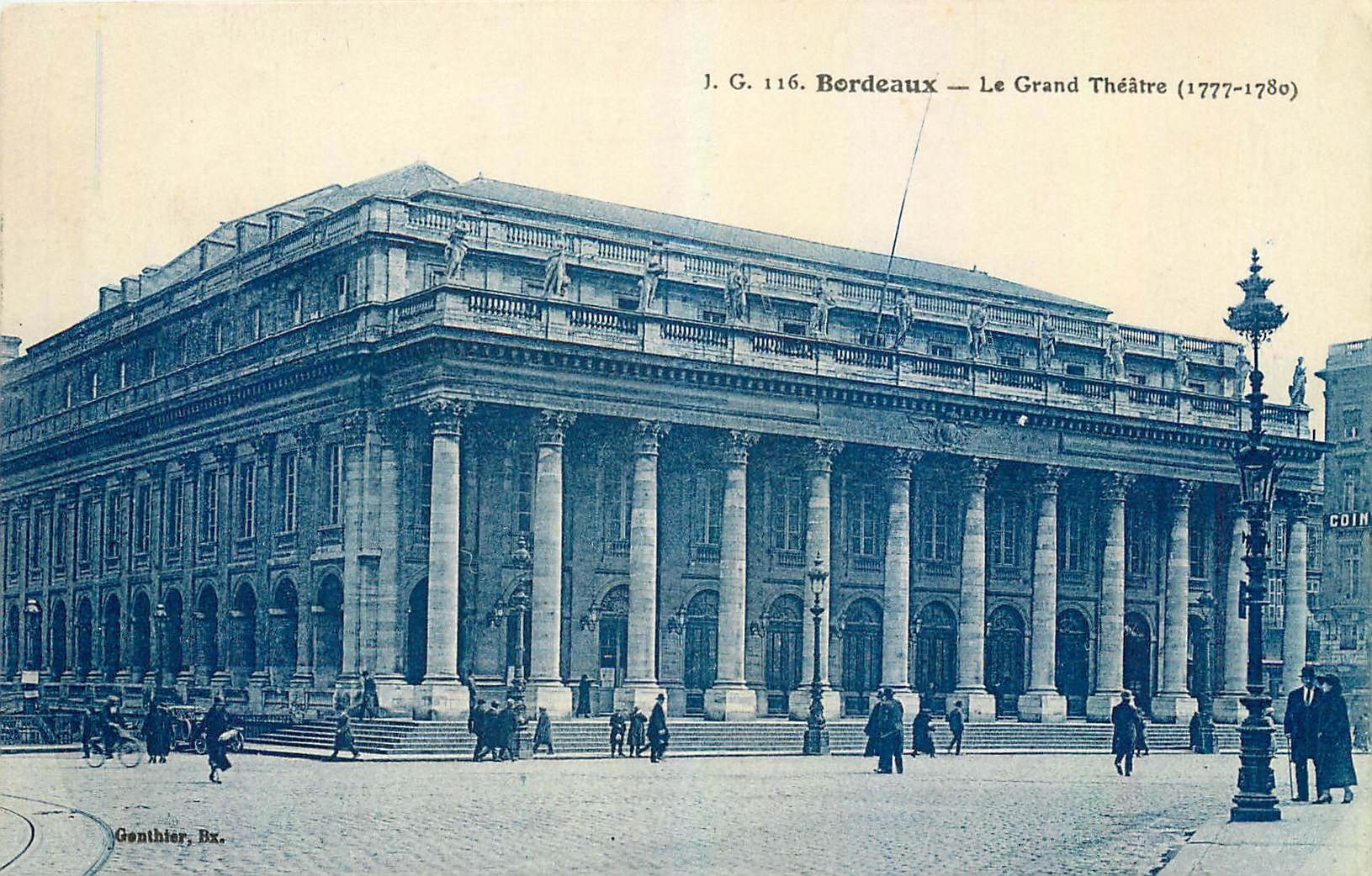 CPA Bordeaux Le Grand Theatre 