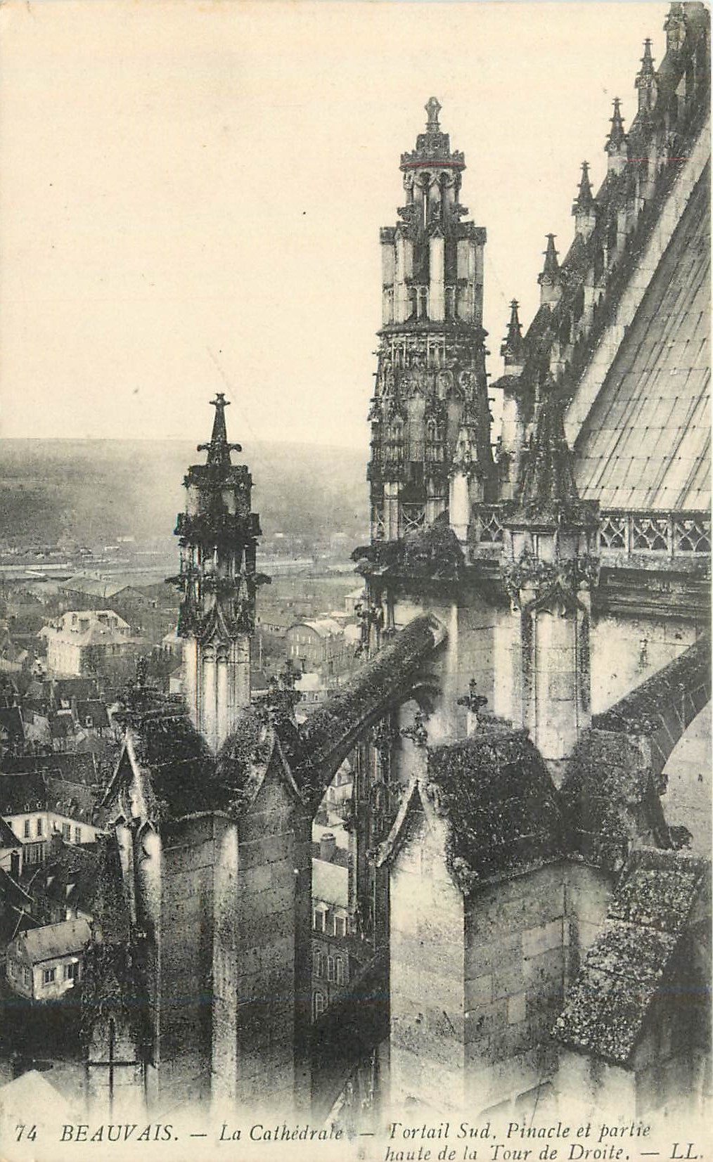 CPA Beauvais La Cathedrale Portail Sud 