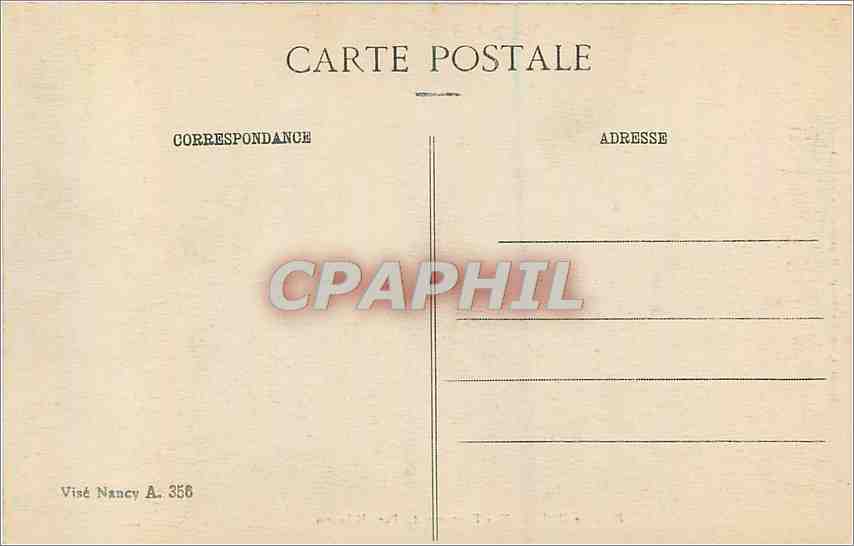 CPA Pont a Mousson Fontaine du Pere Hilarion  — Verso