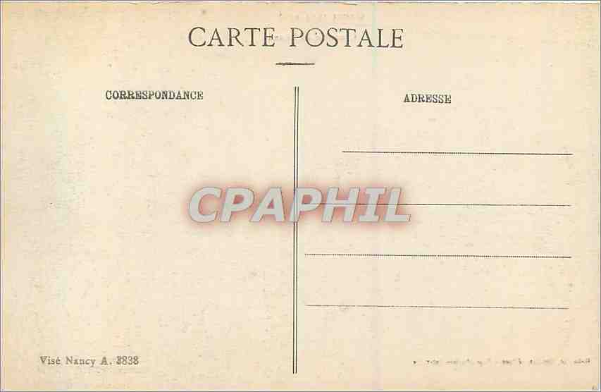 CPA Cimetiere du Petand Militaria — Rückseite