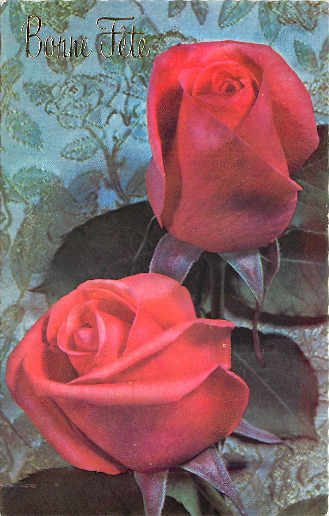 CPA Bonne Fete Fleurs