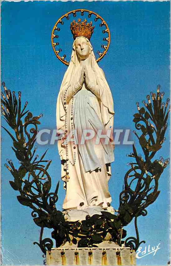 CPM Lourdes La Vierge Couronnee 