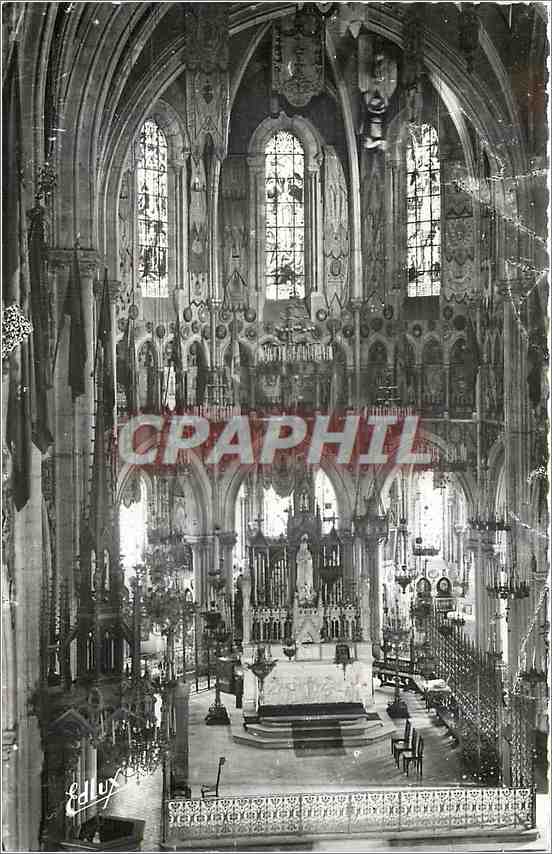 CPM Lourdes Interieur de la Basilique 