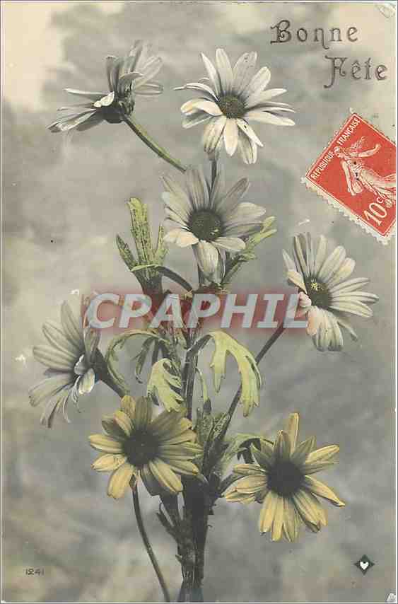 CPA Bonne Fete Fleurs