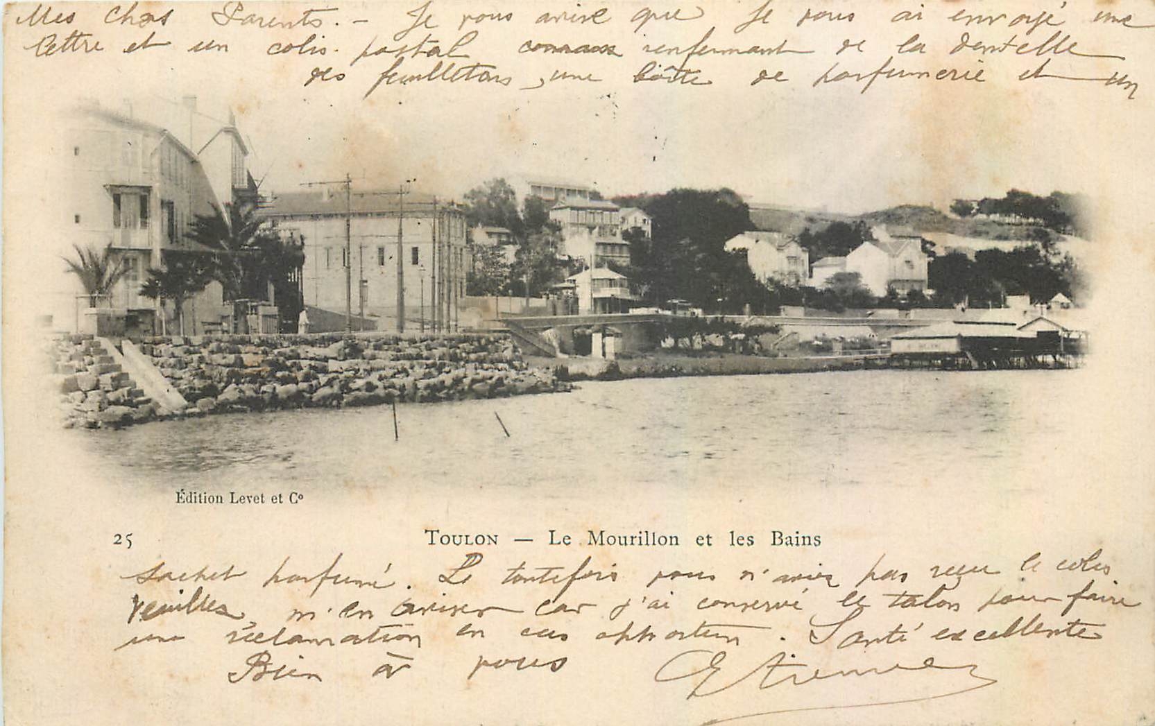CPA Toulon Le Mourillon et les Bains 