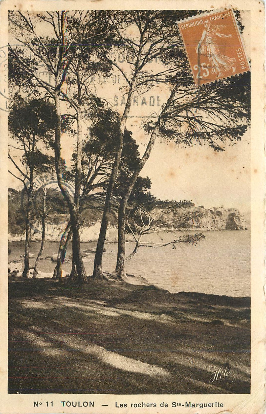 CPA Toulon Les rochers de Ste Marguerite 