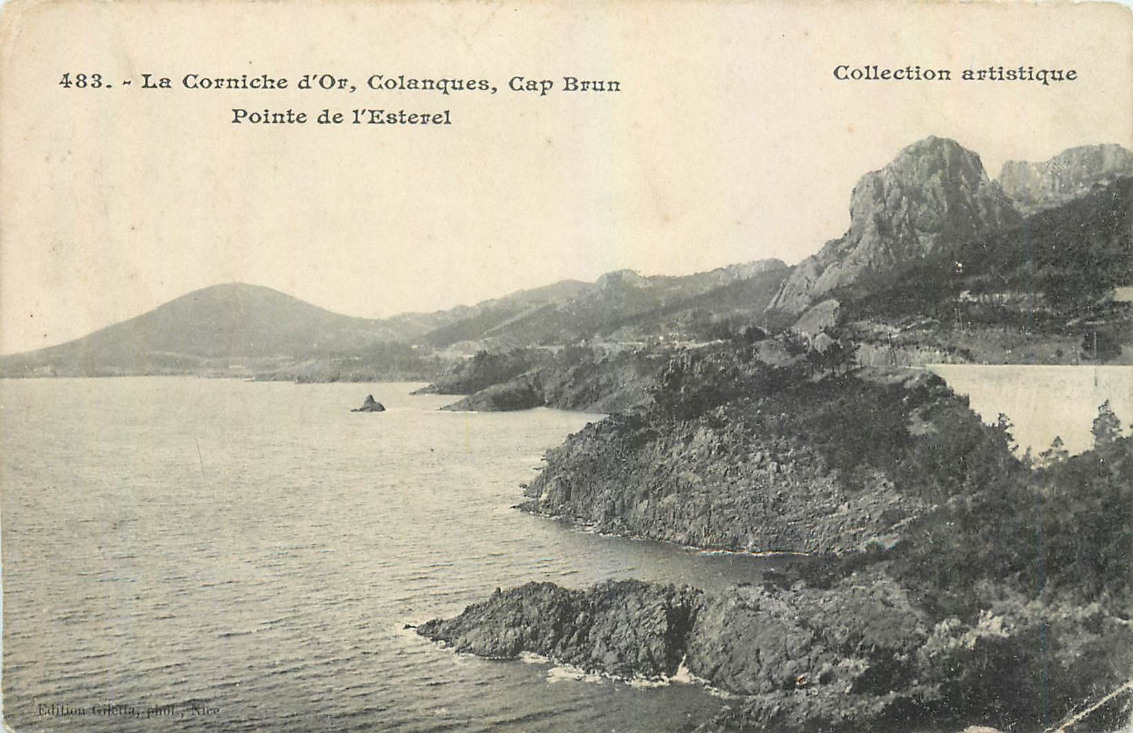 CPA La Corniche d'Or Colanques Cap Brun Pointe de l'Esterel 