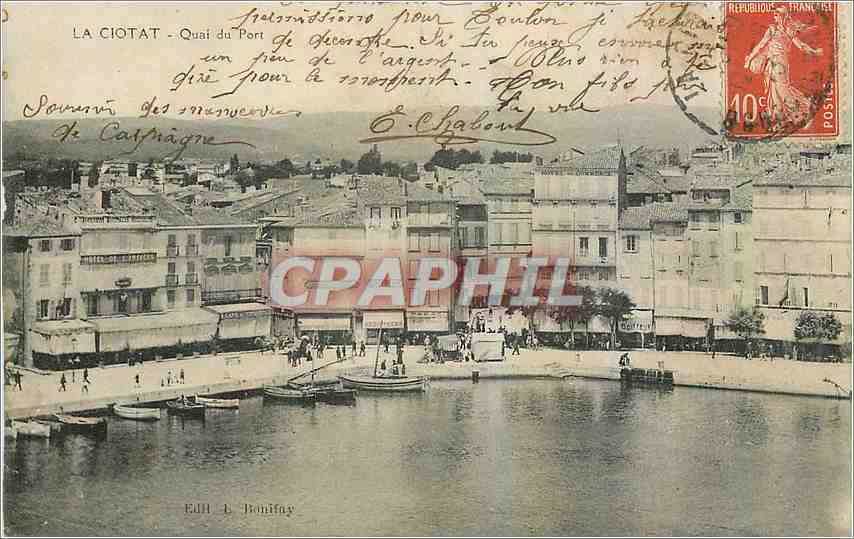 CPA La Ciotat Quai du Port 