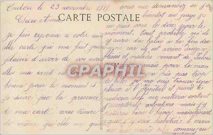 Toulon — Vue Générale — Hôpital Maritime — B.C. n°161 — Reverso