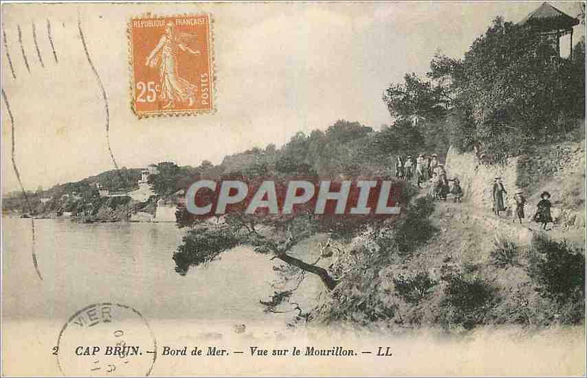 Cap Brun — Bord de Mer — Vue sur le Mourillon — LL