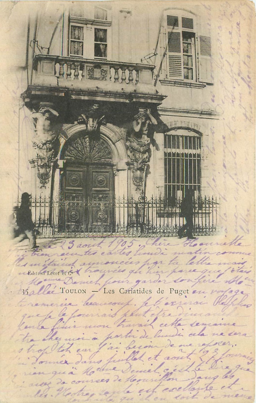 Toulon — Les Cariatides de Puget — Édition Lévet et Cie, n°35