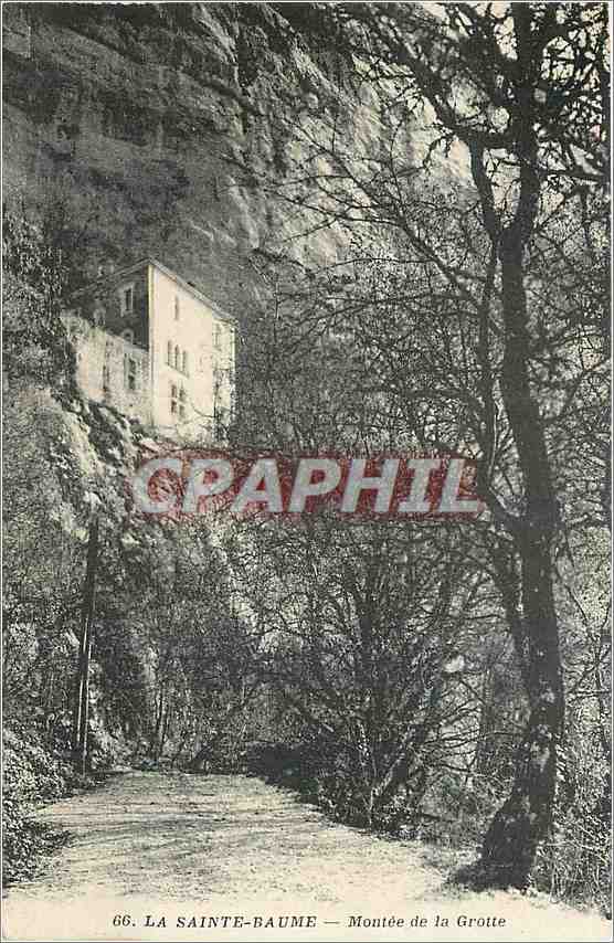 CPA La Sainte Baume Montee de la Grotte 