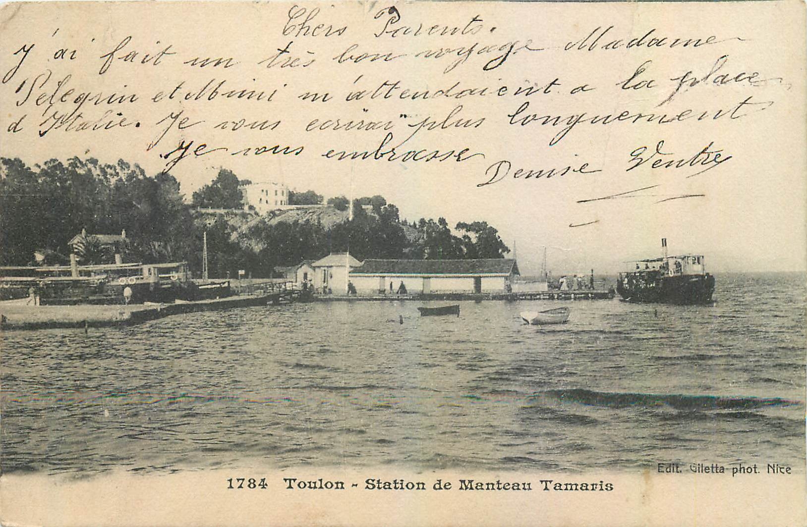 CPA Toulon Station de Manteau Tamaris Bateau