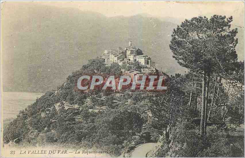 CPA La Vallee du Var La Roquette sur Var