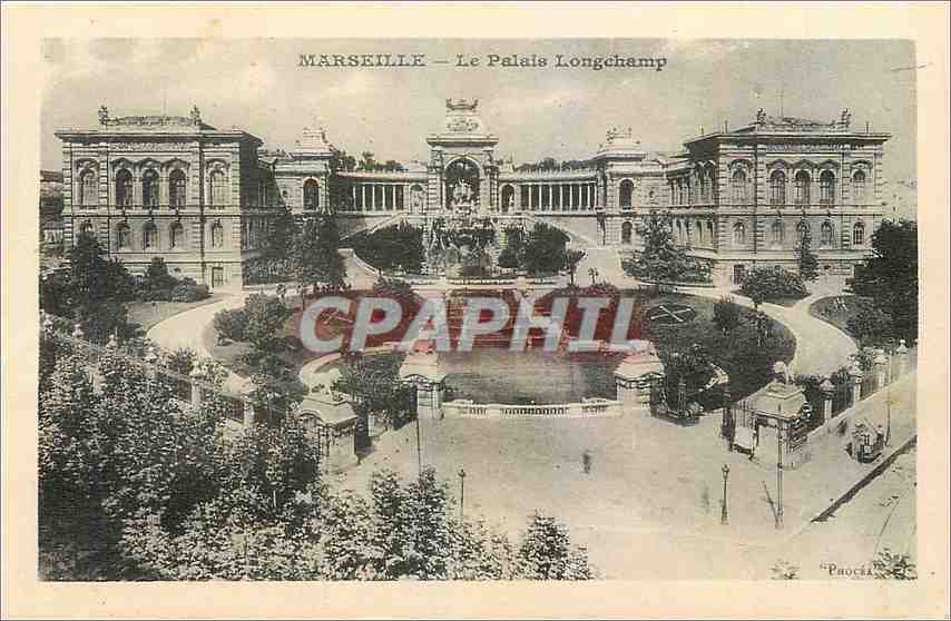 CPA Marseille Le Palais Longchamp 
