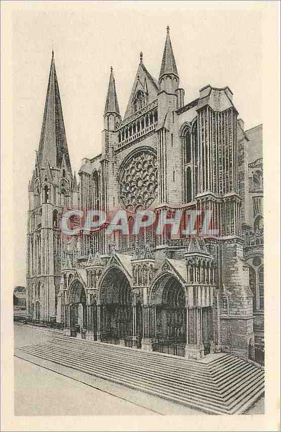 CPA Cathedrale de Chartres Portail sud XIII siecle 