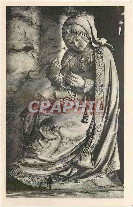 CPA Cathedrale de Chartres Cloture du Choeur XVI siecle Vierge du Songe de Saint Joseph 