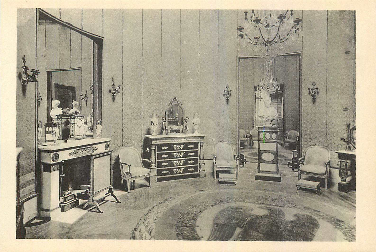 CPA Chateau de Compiegne Boudoir de L'Imperatrice 