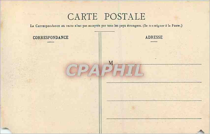 CPA Bussang Maison Forestiere du Sechenat  — Back