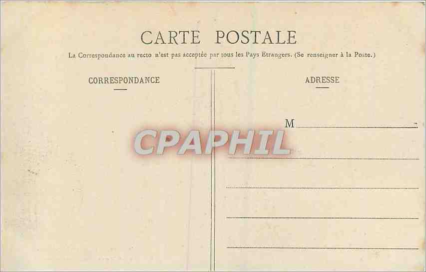 CPA St Maurice Bussang Vosges Les Roches du Rouge Gazon  — Back