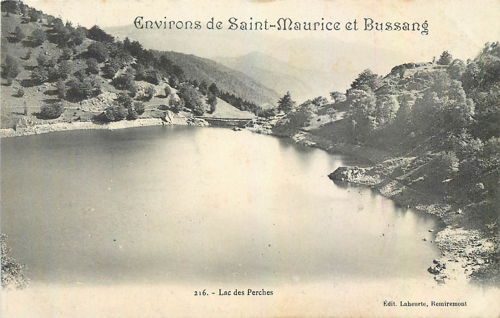 CPA Environs de Saint Maurice et Bussang Lac des Perches 