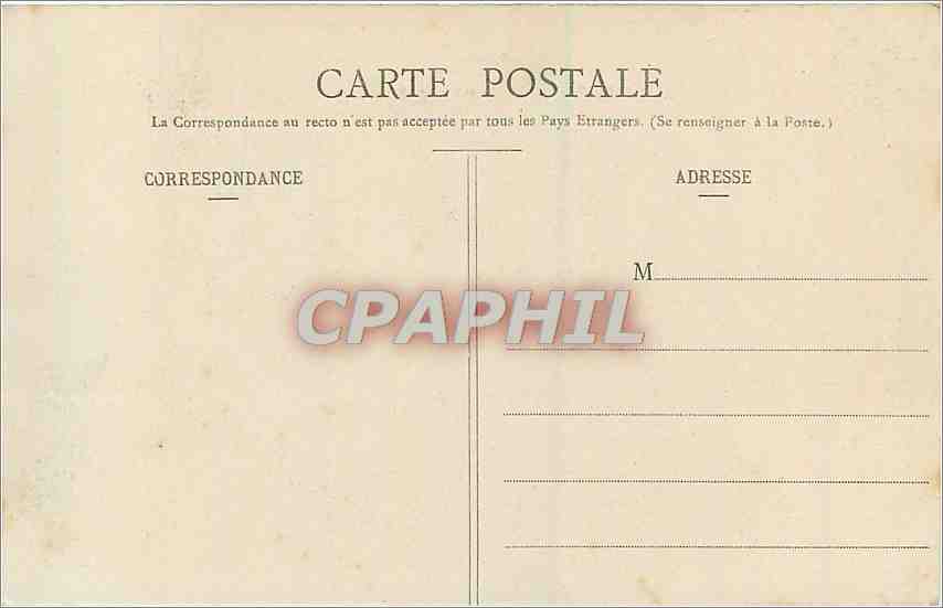 CPA Bussang Vosges Tete du Drumont Table d'Orientation  — Back