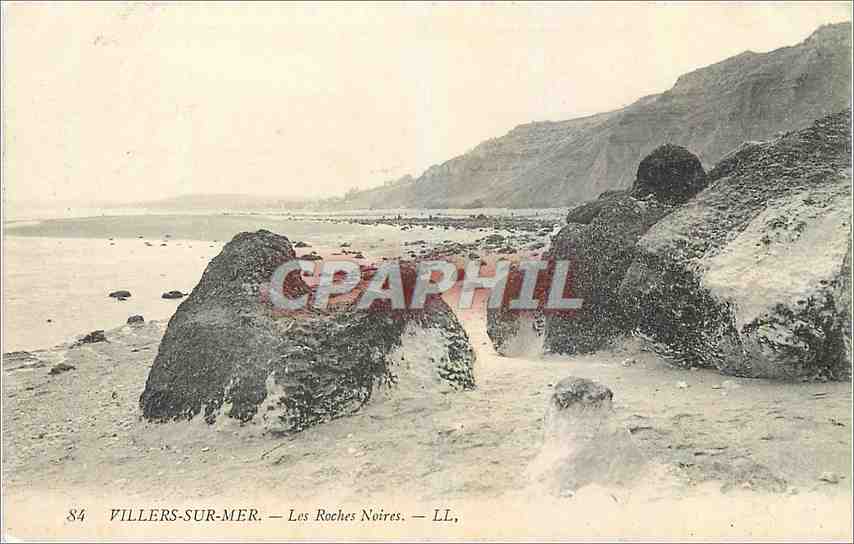 CPA Villers sur Mer Les Roches Noires 