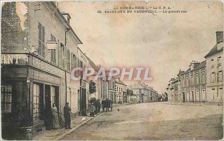 CPA Saint Cyr du Vaudreuil La grande rue 