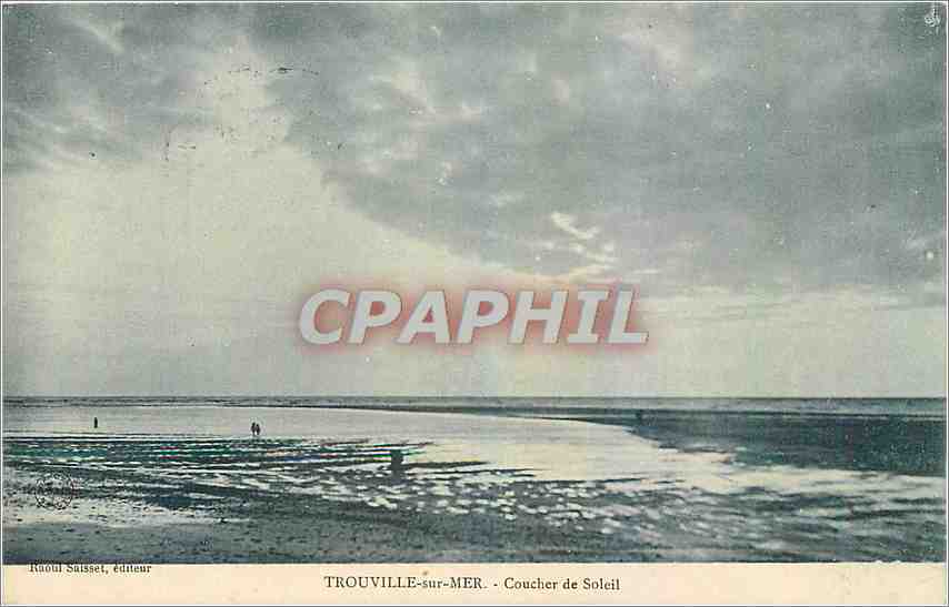 TROUVILLE-sur-MER - Coucher de Soleil — Raoul Saisset, éditeur