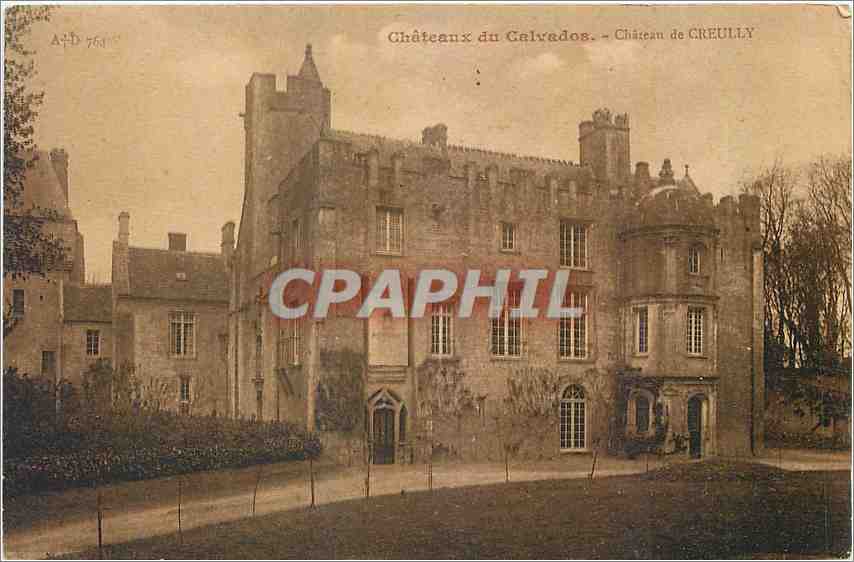 CPA Chateaux du Calvados Chateau de Creully 