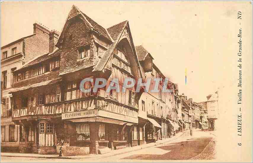 Lisieux — Vieilles Maisons de la Grande-Rue — ND