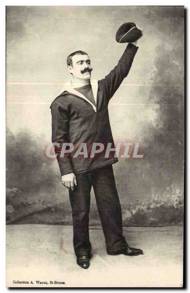 Bretagne-Jeune Homme -CPA Marin 
