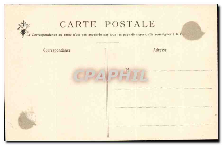 Bretagne Bonnet de Saint Quay Portieux CPA — Verso