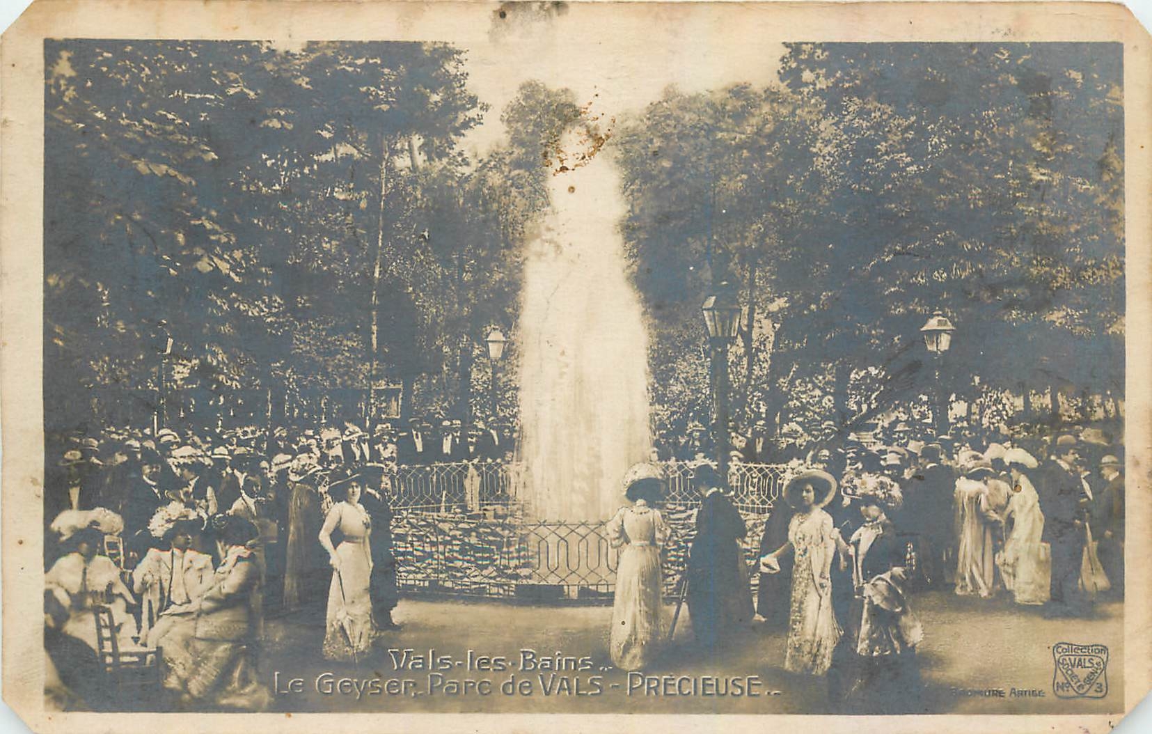 Le Geyser, Parc de Vals-les-Bains — PRÉCIEUSE — Collection Vals
