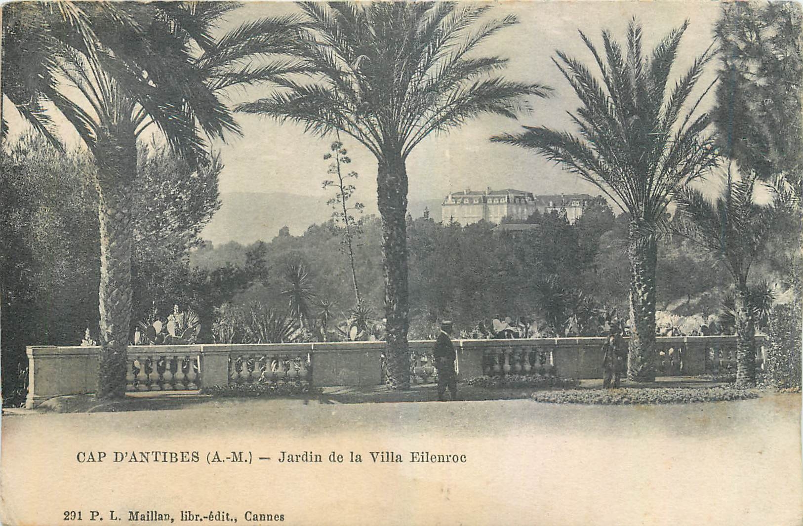 CPA Cap d'Antibes AM Jardin de la Villa Eilenroc 