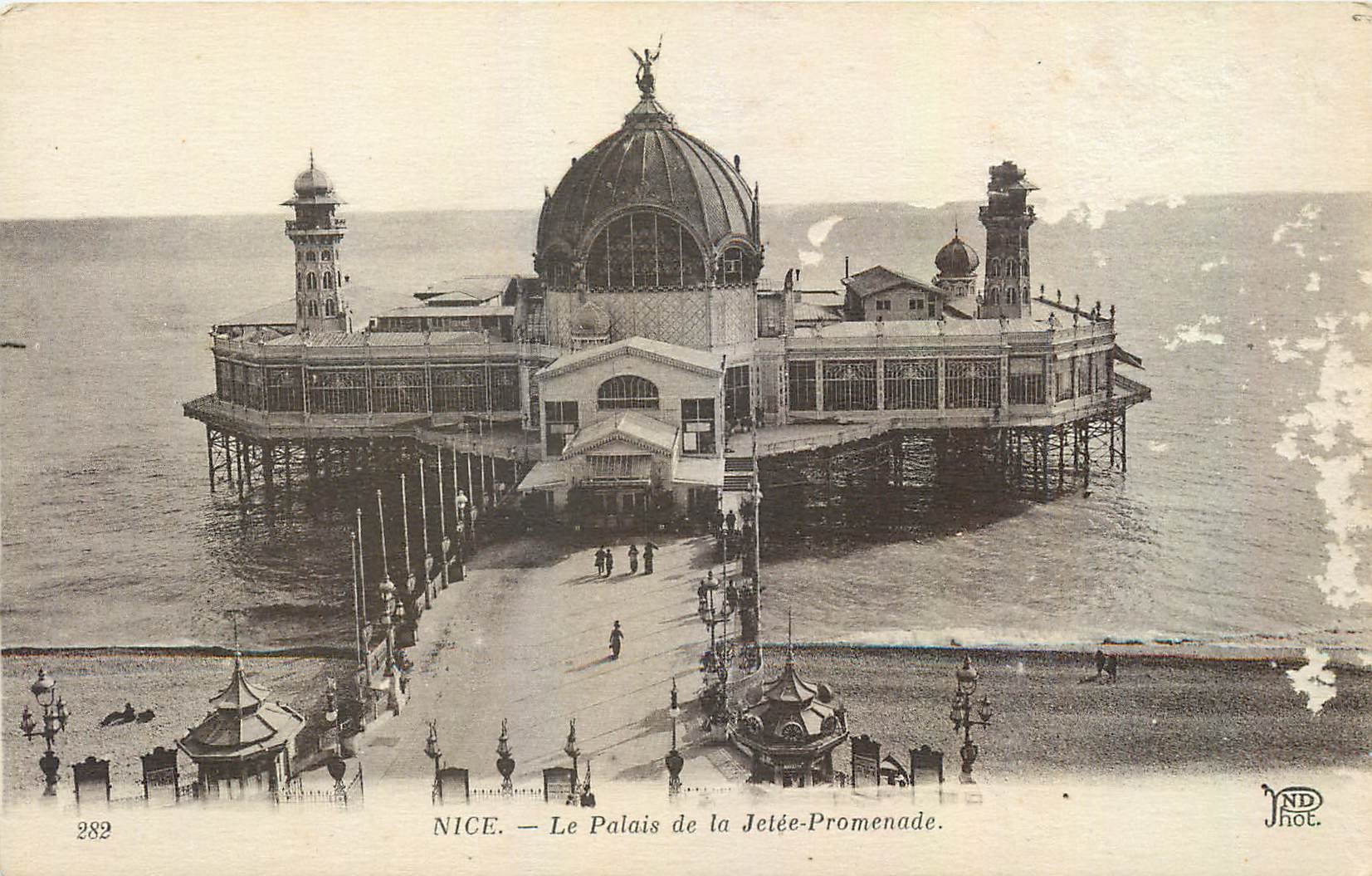 CPA Nice Le Palais de la Jetee Promenade 