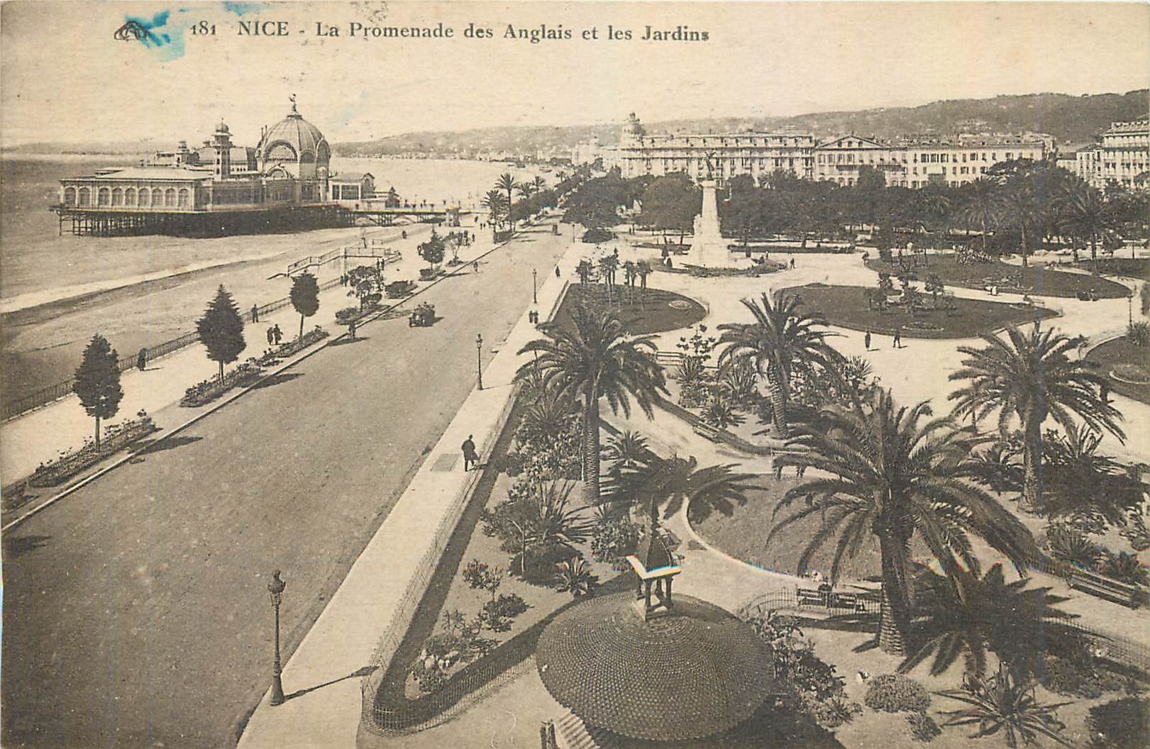 CPA Nice La Promenade des Anglais et les Jardins 