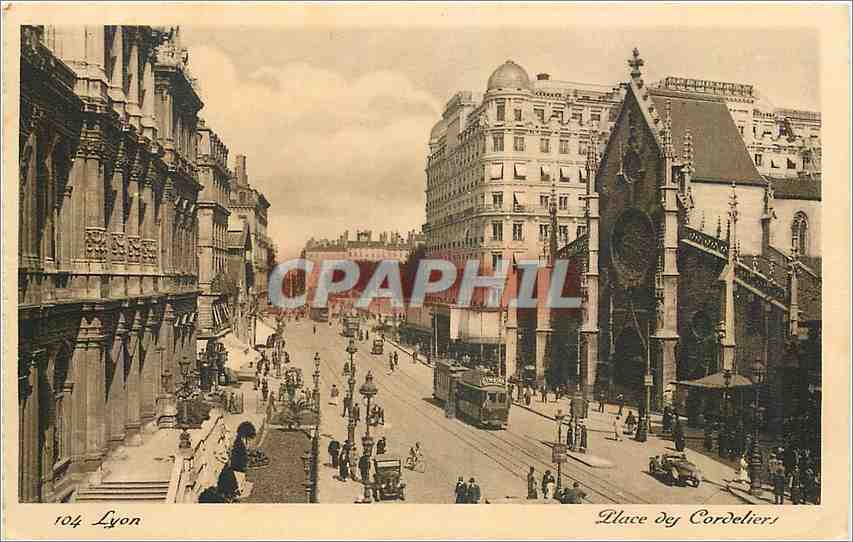 CPA Lyon Place des Cordeliers 