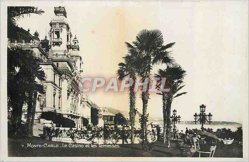 CPA Monte Carlo Le Casino et les Terrasses 