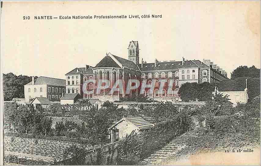 CPA Nantes Ecole Nationale Professionnelle Livet cote Nord 