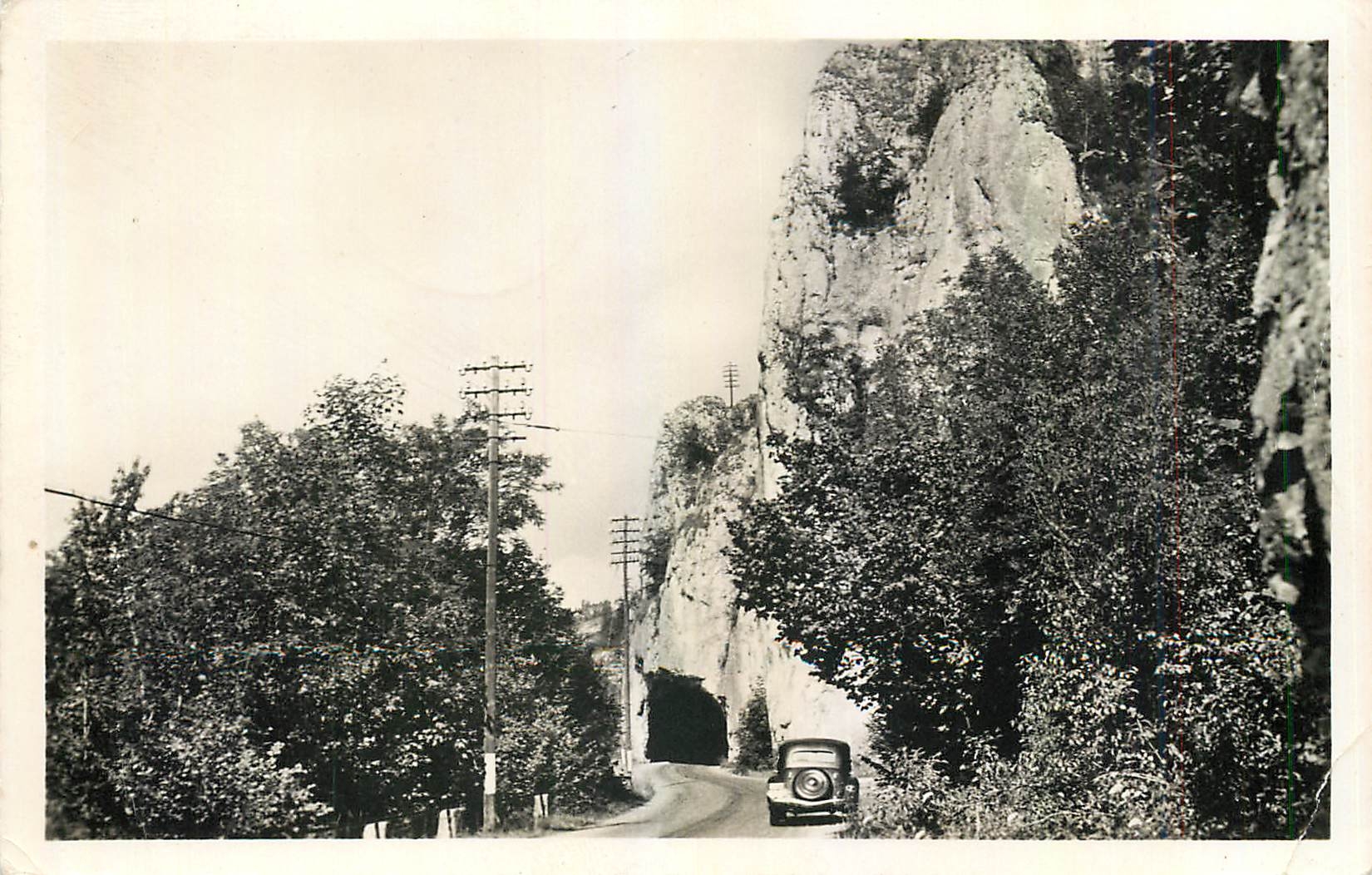 CPA Vallee du Danube Route Sigmaringen Stetten 