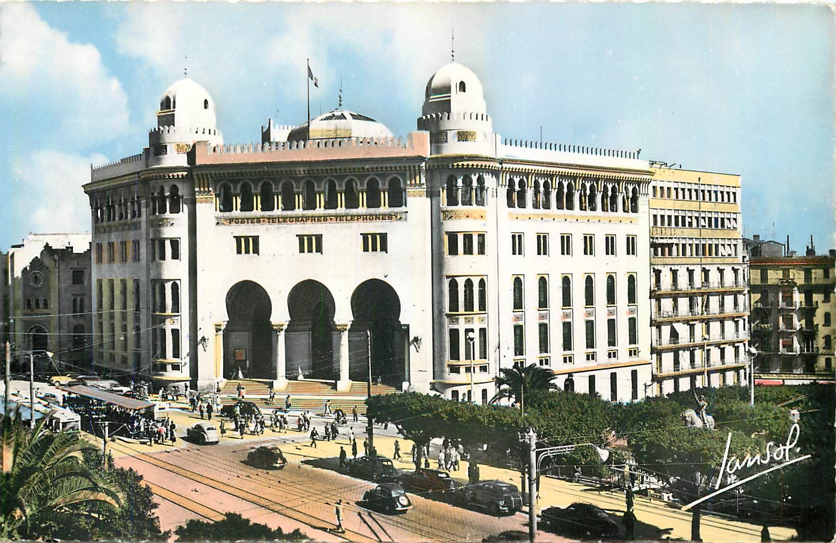 CPM Alger La Grande Poste 