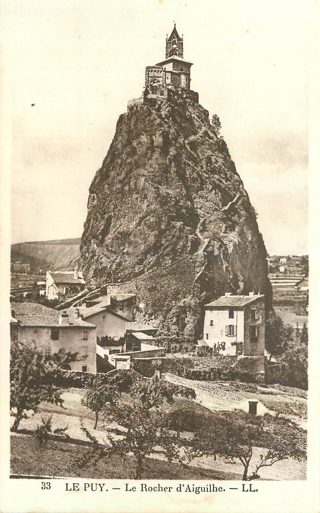 CPA Le Puy Le Rocher d'Aiguilhe 