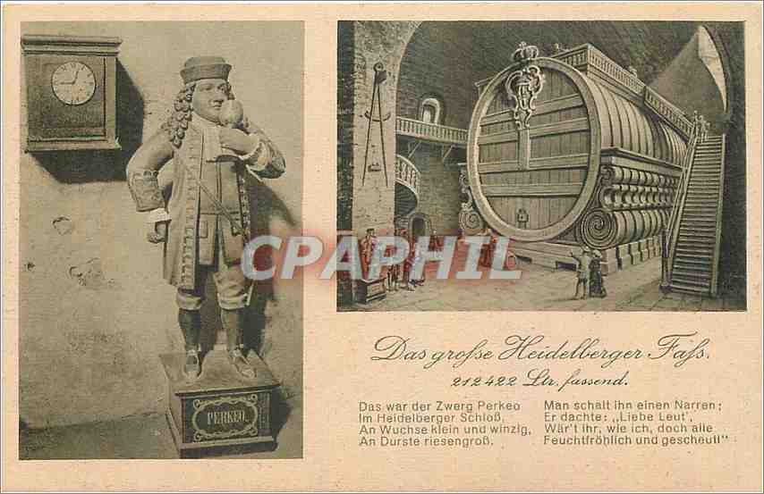 CPA Das grosse Heidelberger Fafs Biere