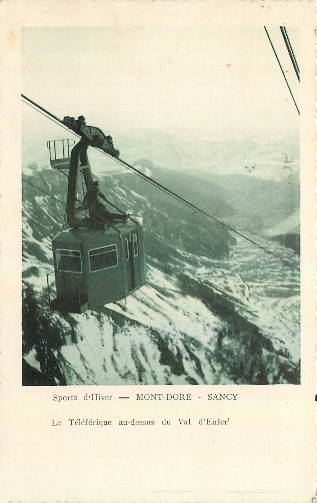 CPA Sports d'Hiver Mont Dore Sancy Teleferique