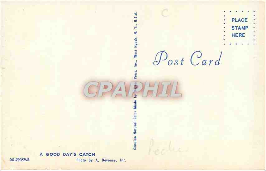 CPM A Good Days Catch Truites — Rückseite