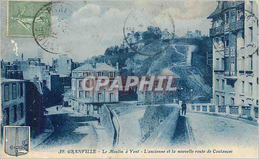 Granville - Das Windrad - Der alte und neue Weg nach Coutances